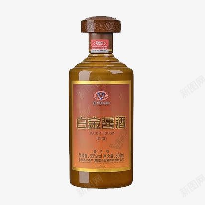 茅台白金酒png免抠素材_新图网 https://ixintu.com 中国名酒 产品实物 白酒 白金酒 茅台 酱香红酱