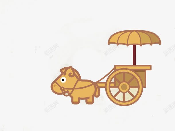 卡通兵马俑马车png免抠素材_新图网 https://ixintu.com 兵马俑 卡通 卡通兵马俑 设计 马车