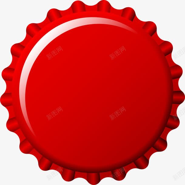 手绘酒瓶盖png免抠素材_新图网 https://ixintu.com 啤酒 啤酒帽 啤酒瓶盖 手绘 瓶盖 盖子 红色 酒瓶盖 酒盖 饮料盖