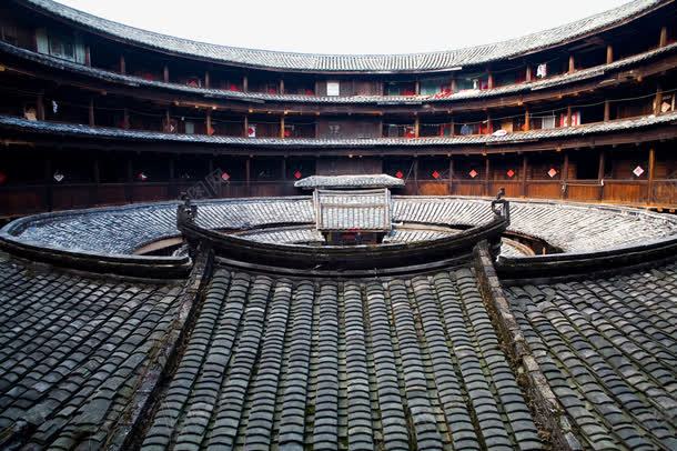 福建省永定土楼二十五psd免抠素材_新图网 https://ixintu.com 名胜古迹 旅游风景 著名建筑