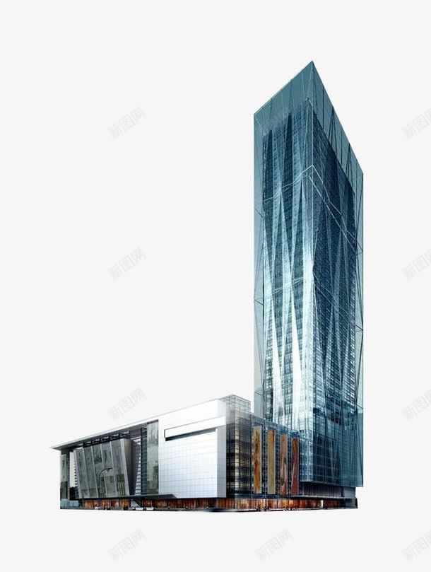 商业化现代工业建筑办公楼psd免抠素材_新图网 https://ixintu.com 公司大楼 办公楼 商业化 工业建筑 现代化