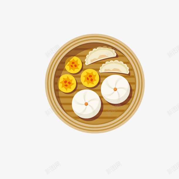 广式点心png免抠素材_新图网 https://ixintu.com 包子 广式 点心 粤菜 茶楼点心 饺子