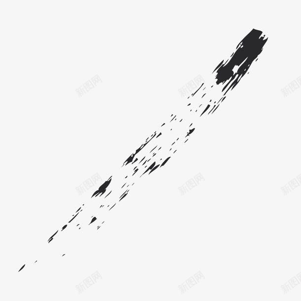 干粗糙笔画png免抠素材_新图网 https://ixintu.com 干毛笔笔画 干粗糙笔画 水墨笔画 笔画