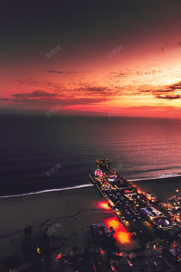 红色晚霞日落欣赏jpg设计背景_新图网 https://ixintu.com 日落 晚霞 欣赏 红色