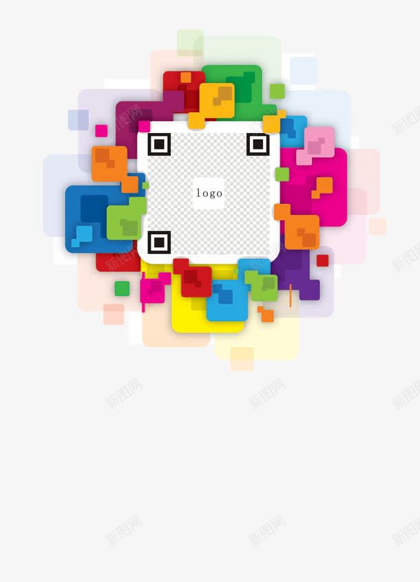 二维码装饰图案元素png免抠素材_新图网 https://ixintu.com 二维码 元素 图案装饰 装饰 装饰图案 识别二维码