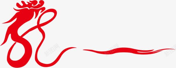 龙形红色飞舞背景图png免抠素材_新图网 https://ixintu.com 红色 背景 飞舞 龙形