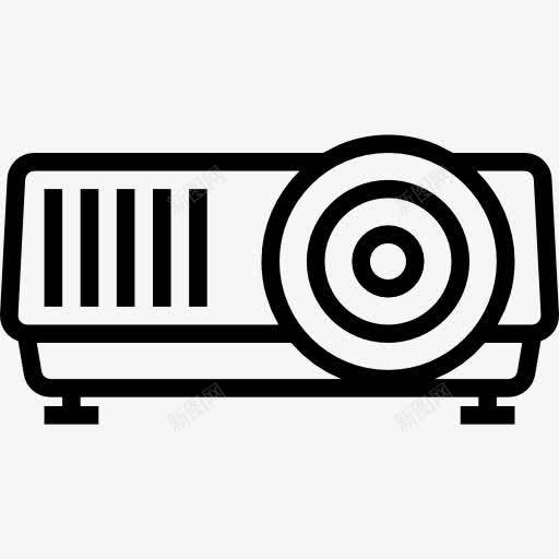 投影机图标png_新图网 https://ixintu.com 图片 影像 技术 投影仪 电子 视频