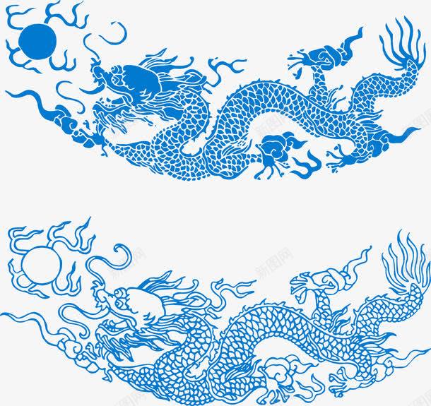 龙图腾矢量图ai免抠素材_新图网 https://ixintu.com 中国龙 动物 矢量图 龙 龙图腾 龙形图腾