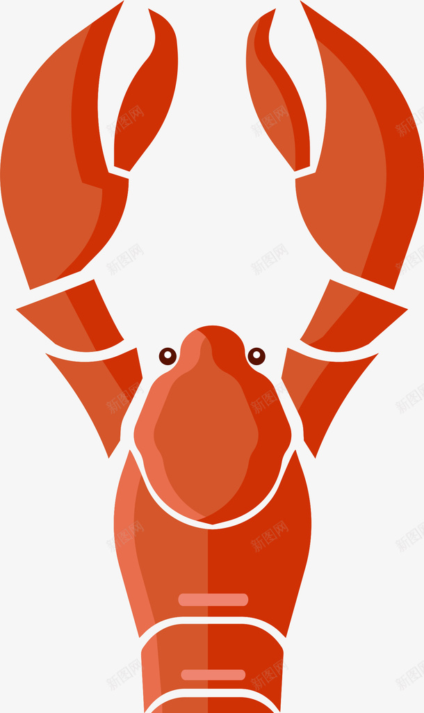 小龙虾卡通插画png免抠素材_新图网 https://ixintu.com 卡通 小龙虾 插画 素材