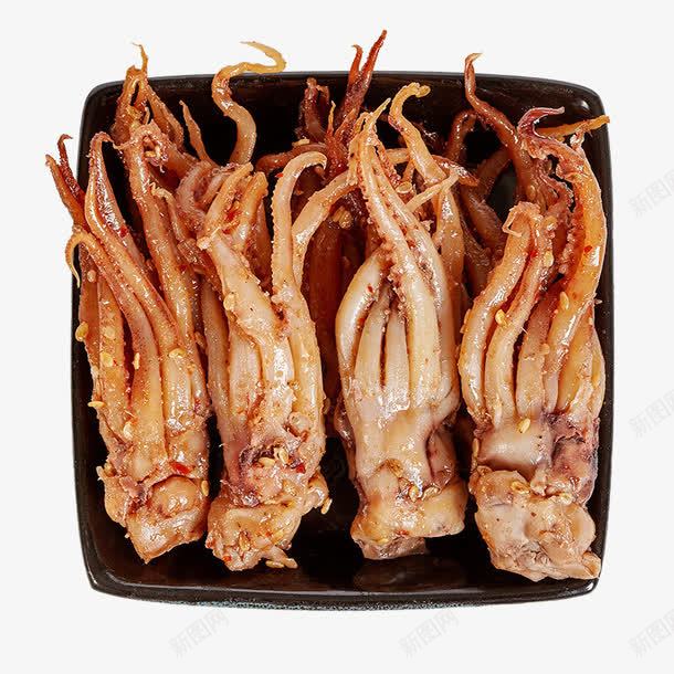 一盘鱿鱼png免抠素材_新图网 https://ixintu.com 一盘 手绘 海鲜 简图 食物 鱿鱼 鱿鱼须 黑色的