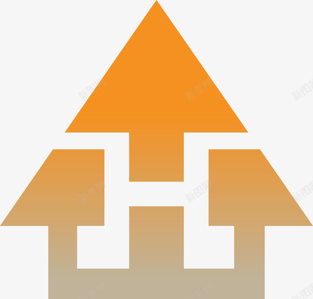 橙色房产logo图标png_新图网 https://ixintu.com logo图 住房 别墅 地产 建筑 房产logo 房产地标 房产标志 房地产 房地产图标 房地产图标矢量图 房子
