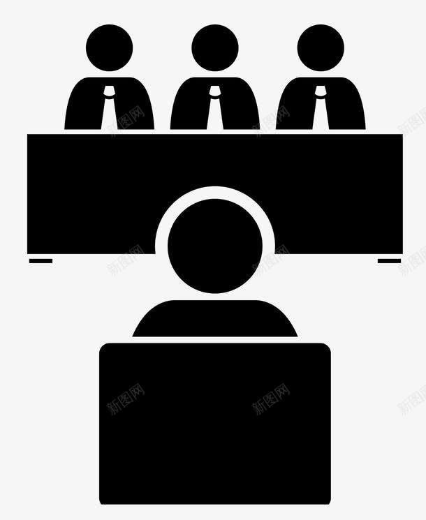 人物图标png_新图网 https://ixintu.com 严肃 人物 审判 法官
