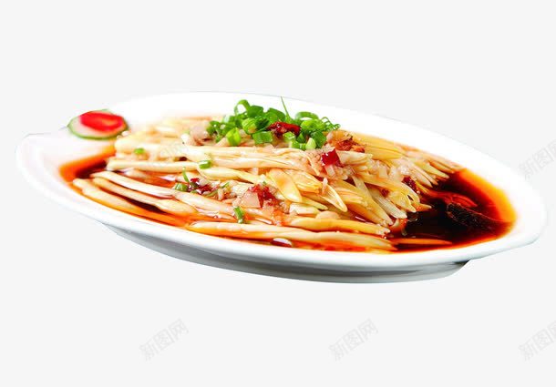 清蒸黄花菜png免抠素材_新图网 https://ixintu.com 免费PNG 美味 美食 菜 黄花菜