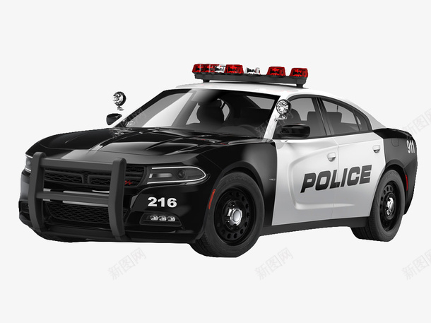 炫酷黑白色交警车png免抠素材_新图网 https://ixintu.com 交警汽车 交警车 汽车 炫酷黑白色交警车 车子