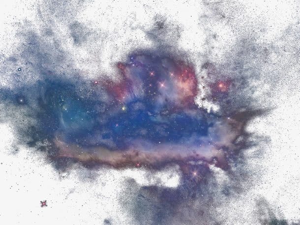 宇宙星河png免抠素材_新图网 https://ixintu.com 宇宙 星星点点 星空 蓝色