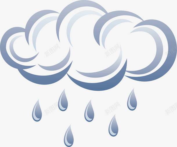 下雨元素矢量图ai免抠素材_新图网 https://ixintu.com png 下雨矢量 卡通 矢量元素 雨滴 矢量图
