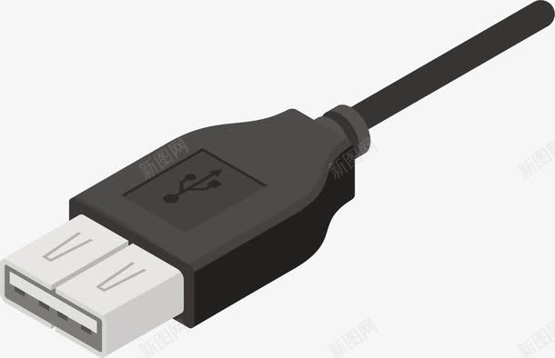 银质数据线图标png_新图网 https://ixintu.com USB接口 USB数据线 typec 数据线 苹果数据线 苹果线 银质