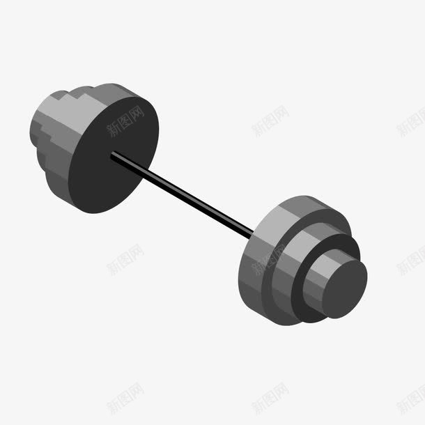 黑色哑铃举重器材png免抠素材_新图网 https://ixintu.com 举重 体格强健 体育静物 健美 健身 健身器材 健身设备 哑铃 器材 杠铃 杠铃锻炼 锻炼 黑色