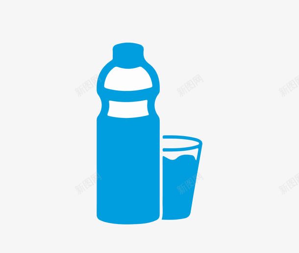 矿泉水瓶水杯png免抠素材_新图网 https://ixintu.com ai格式 卡通 哇哈哈矿泉水 容器 扁平化设计 水 水杯 瓶 矢量图免费 矢量图免费下载 矿泉水 矿泉水瓶 蓝色 饮料