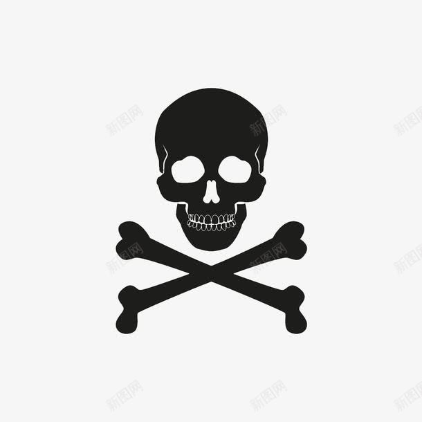 黑色骷颅图标png_新图网 https://ixintu.com 卡通害怕 寒心酸鼻 心惊胆战 惊天动地 惊慌失色 惊慌害怕 惶惶终日 胆战心惊