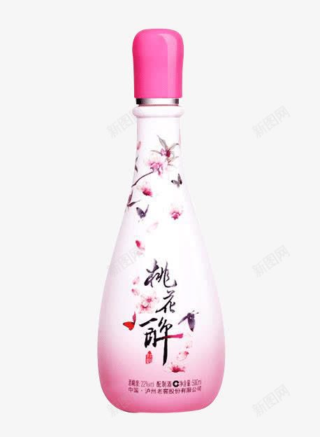 桃花酿桃花醉png免抠素材_新图网 https://ixintu.com 桃花酒 桃花酿 桃花醉 酒曲 酿酒
