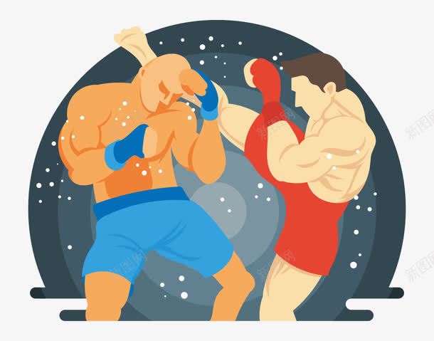 两个正在PK的武士png免抠素材_新图网 https://ixintu.com PK 强壮 强壮的武士 武士PNG 比武的武士 矢量武士