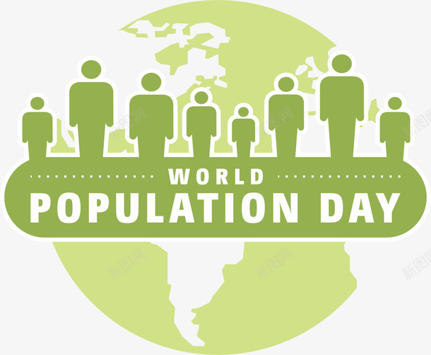 世界人口日绿色地球png免抠素材_新图网 https://ixintu.com day population world 世界人口日 绿色地球 绿色小人