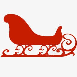 红色的雪橇车图标png_新图网 https://ixintu.com 图标 红色 雪橇