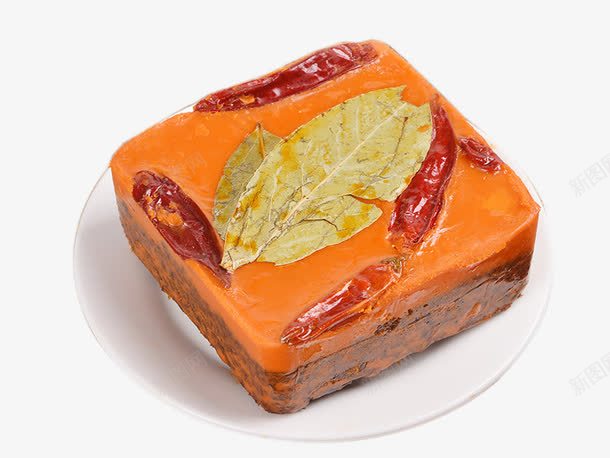 白色盘子中的火锅底料png免抠素材_新图网 https://ixintu.com 产品实物 免费png素材