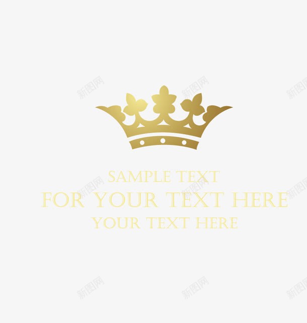 金冠LOGO图标png_新图网 https://ixintu.com LOGO 免扣png 免扣png素材 免费png 免费png素材 商务 皇冠 皇冠LOGO