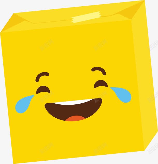 笑哭大黄脸图标png_新图网 https://ixintu.com emoji 卡通 大方脸 大黄脸 笑哭 表情包
