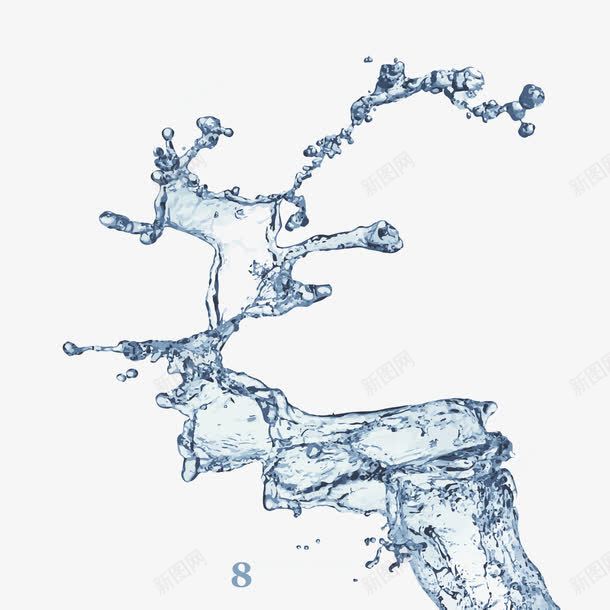 蓝色动感水珠png免抠素材_新图网 https://ixintu.com 护肤 护肤品 梦幻水花 水滴喷溅圈水 水珠 水花 水花四溅 水花飞溅 清爽 溅射 溅起的水花 蓝色 飞溅