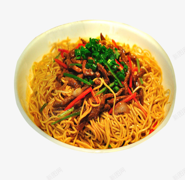 肉丝拌面png免抠素材_新图网 https://ixintu.com 凉拌面 凉拌面美食 拌面图片 特色小吃 肉丝