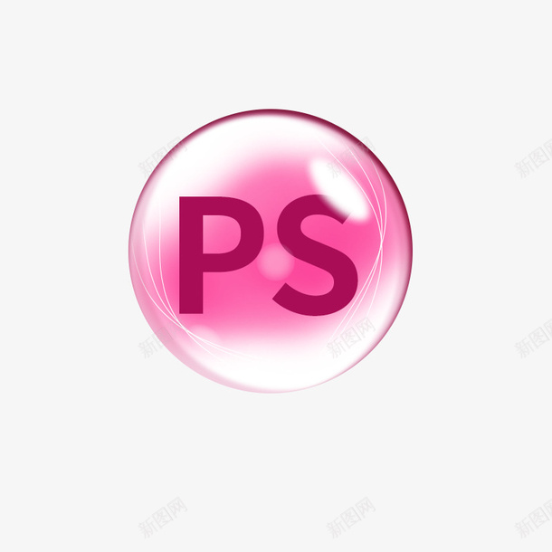 透明桌面图标psd_新图网 https://ixintu.com PS 梦幻 清新图标 粉色