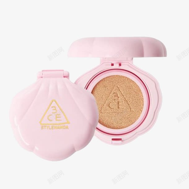 3CE光彩气垫png免抠素材_新图网 https://ixintu.com 3CE 产品实物 化妆品 幻彩气垫 底妆 气垫