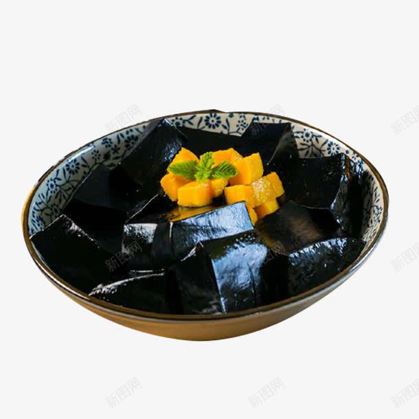 产品实物爽滑黑凉粉png免抠素材_新图网 https://ixintu.com 产品实物 休闲小吃 健康 凉粉 晶莹剔透 烧仙草 细嫩顺滑 老少皆宜 营养 餐饮 黑凉粉