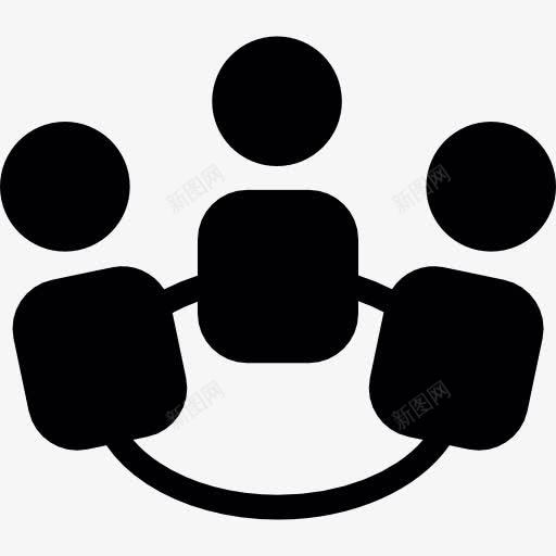 社区图标png_新图网 https://ixintu.com 化身 社群 网络 网络用户 网络组