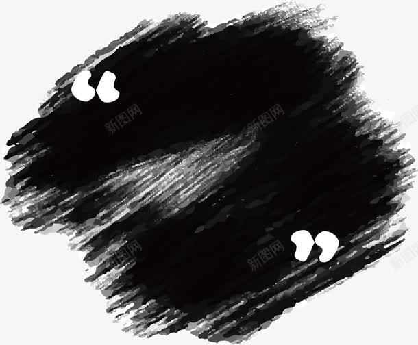 毛笔笔刷涂鸦标题框png免抠素材_新图网 https://ixintu.com 图形框 图形框框 引用框 毛笔笔刷 水墨 水墨方框边 水墨标题框 水墨风 矢量png