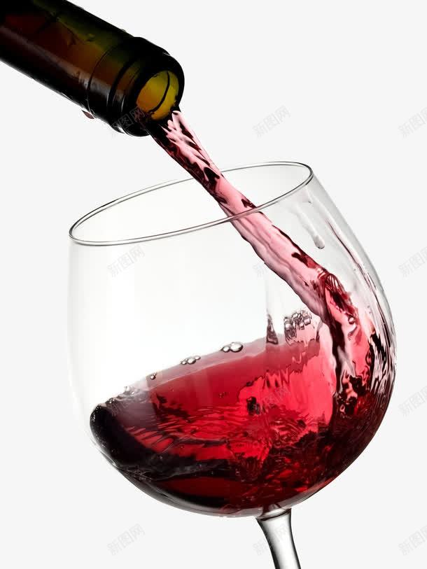 倒入杯中的红酒png免抠素材_新图网 https://ixintu.com 红酒 美酒 酒杯