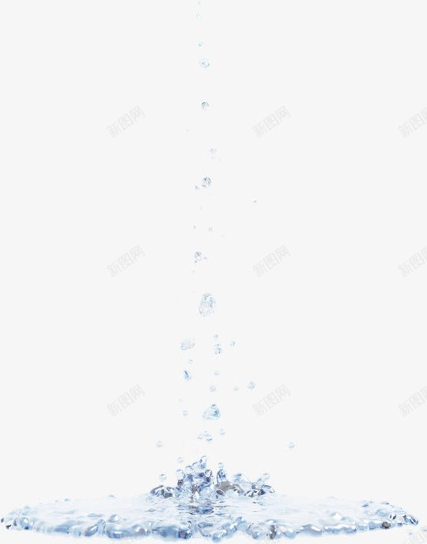 清泉水滴效果png免抠素材_新图网 https://ixintu.com 天然水 矿泉水 装饰 装饰效果