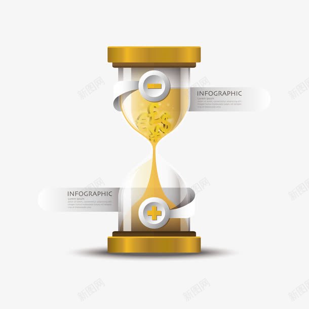 沙漏信息图png免抠素材_新图网 https://ixintu.com png素材 信息图 沙漏 流沙