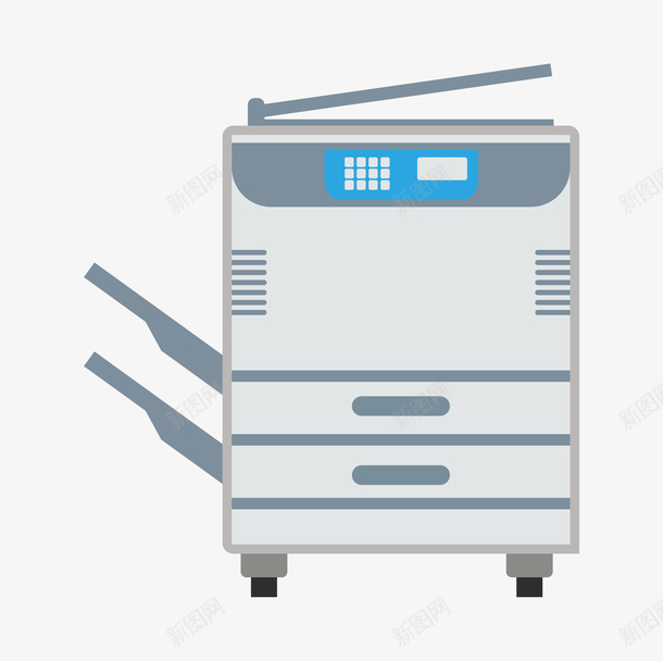 手绘卡通打印机复印机图标png_新图网 https://ixintu.com A4打印机 一体机 动画 家用办公 手绘卡通复印机 扫描机 标识 网络打印 连续复印 黑白激光