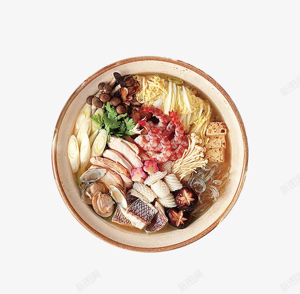海鲜汤面png免抠素材_新图网 https://ixintu.com 水产 汤面 汤面碗 海鲜 面条 食物