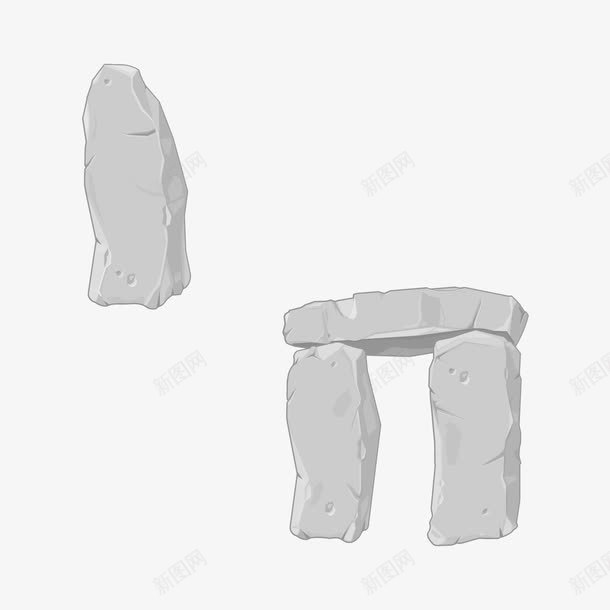 景观石头png免抠素材_新图网 https://ixintu.com 11 景观设计石头纹理石块花朵花草植物卡通材质石头纹理