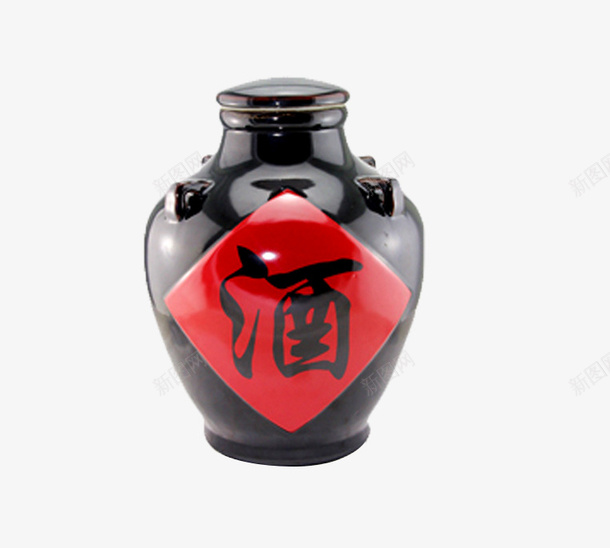 手绘黑色密封酒坛png免抠素材_新图网 https://ixintu.com 中国风 古风 密封 手绘 手绘酒坛 酒 酒坛 陶器 饮料 黑色