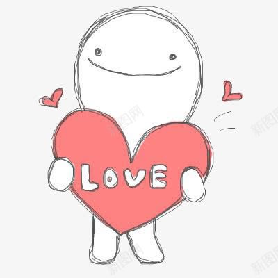 透明人的LOVEpng免抠素材_新图网 https://ixintu.com LOVE图案 lOVE心指示灯 卡通人物图案 爱的表达矢量图