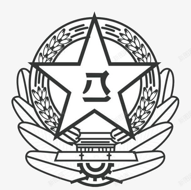 八一建军节解放军图标