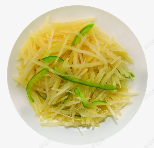 酸辣土豆丝png免抠素材_新图网 https://ixintu.com 土豆 土豆丝 牛肉土豆片 美味土豆