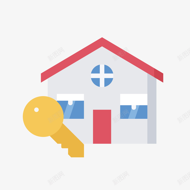 房屋住宿出租标图矢量图图标eps_新图网 https://ixintu.com 住宿 免抠图PNG 出租 图标 房屋 矢量图