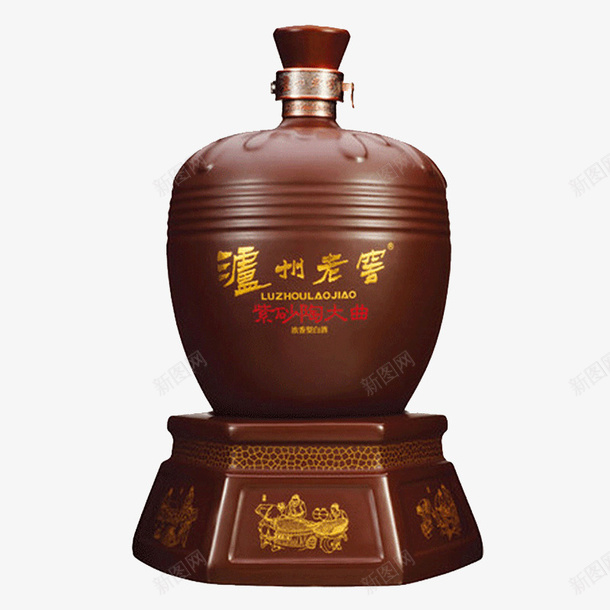 泸州老窖紫砂装大坛酒png免抠素材_新图网 https://ixintu.com 中国名酒 名烟名酒 泸州老窖 珍藏品 白酒 紫砂装大坛酒